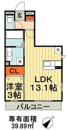 アネーロヴィータの物件間取画像